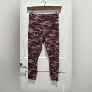 Athleta - Elation Ultra High Rise Legging - Pink Camo - Size: S
